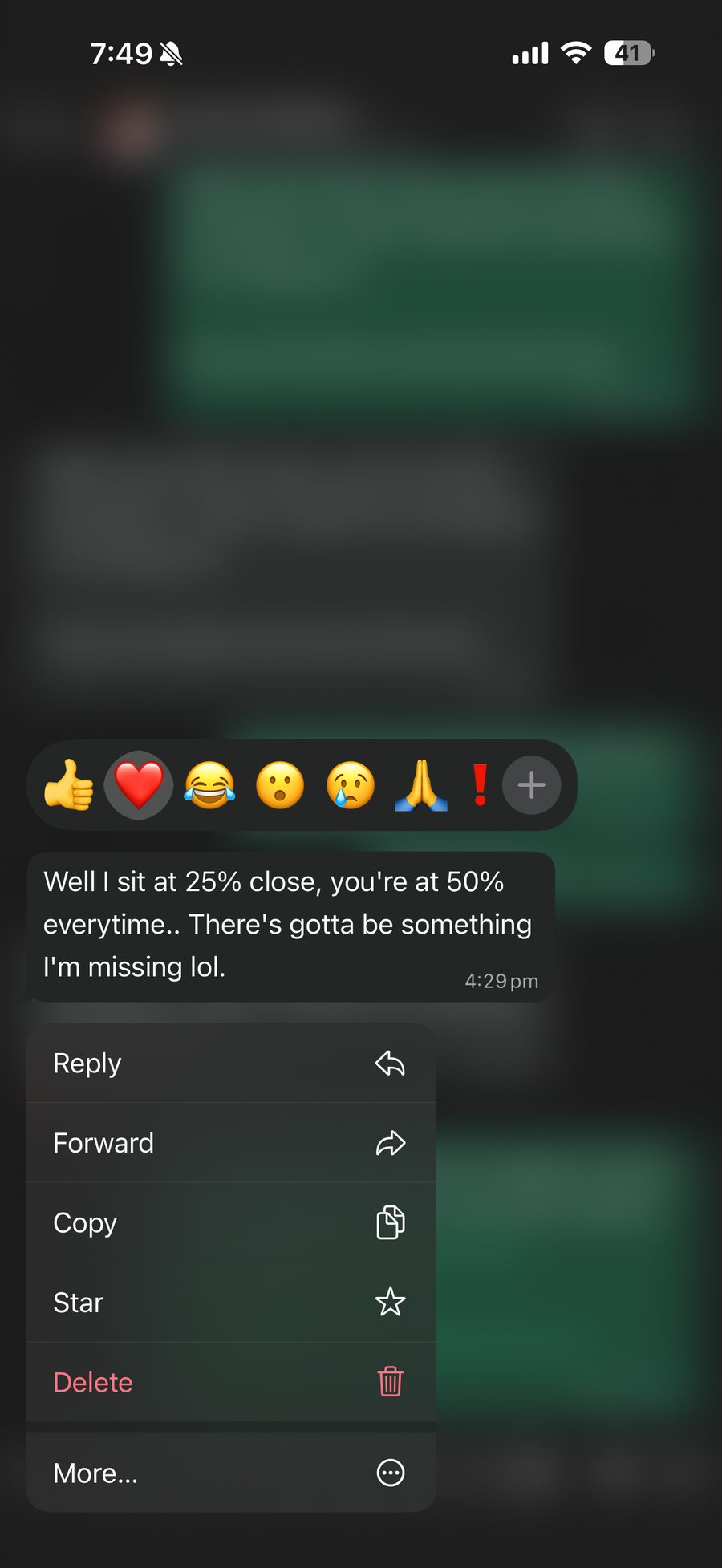 Peer message — 'literally hypnotising these leads'